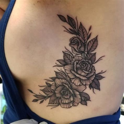 side boob tattoo ideas|11+ Side Boob Flower Tattoo That Will Blow Your Mind!